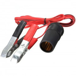 Allume Cigare Femelle avec 2 pinces pour batterie