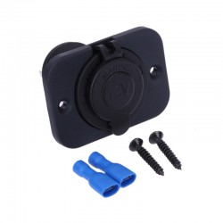 Idéal lors de l'aménagement d'un camping-car, d'un fourgon ou à ajouter au tableau de bord de votre voiture !Résiste à la poussière et aux projections d'eau.