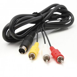 Permet de connecter la console sur des prises RCAConnectique Jaune pour la vidéo et Blanche/Rouge pour le son