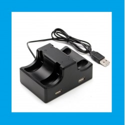 Alimentation via USB, à brancher sur la console ou alimentation secteur.