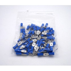 100 Bornes Plates Mâles