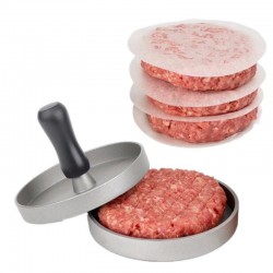 L'outil indispensable pour réaliser vous mêmes des steaks hachés de qualité.Idéal pour les burgers, barbecue, grillades...