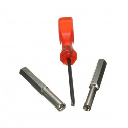 Lot de 3 outils pour démontage Nintendo et Sega1 Tournevis Triwing + 2 Embouts GameBit 3.8 et 4.5mm.